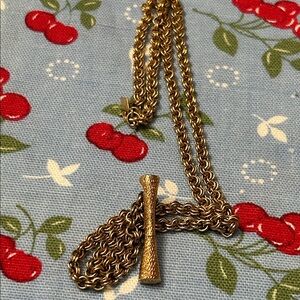 Beautiful Vintage Gold Pendant Necklace